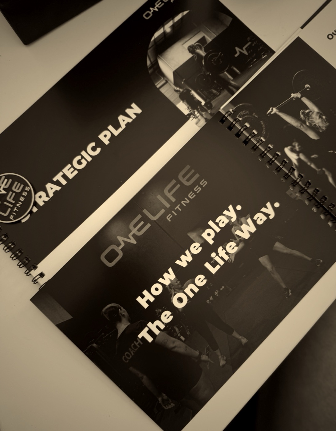 One Life Fitness, strategy day. How we play, the One Life Way.